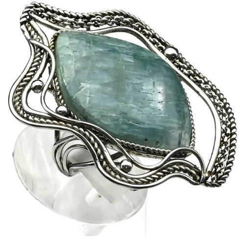 Кольцо Радуга Камня, апатит, размер 18, синий кольцо радуга камня апатит размер 16 синий
