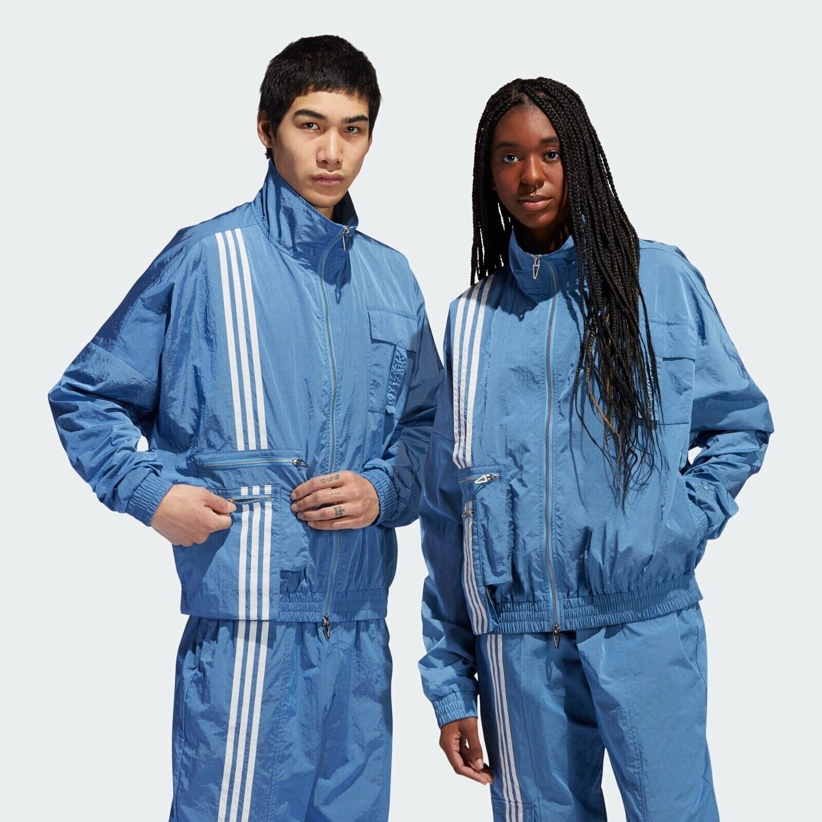 Олимпийка adidas x IVY PARK, размер s, , синий — фото 1