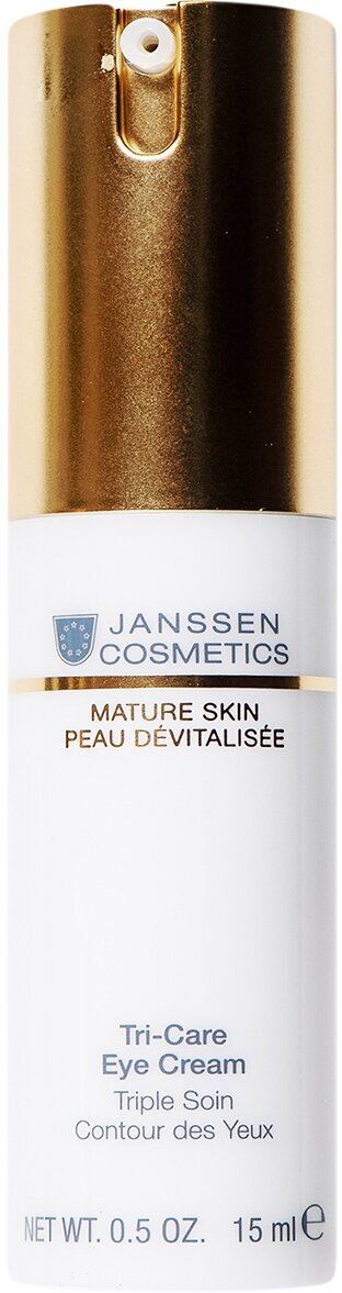 Крем укрепляющий для контура глаз Janssen Mature Skin Tri-Care Eye Cream, 15 мл