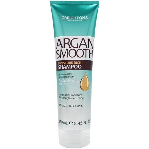 Creightons шампунь Argan Smooth для глубокого увлажнения волос с аргановым маслом, 250 мл