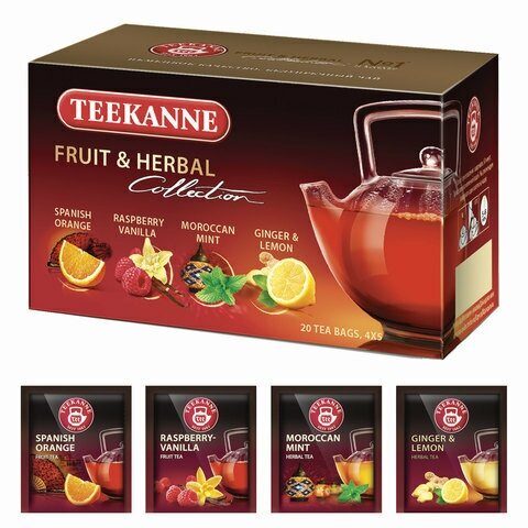 Чай фруктовый ассорти Teekanne Fruit tea collection, 20*2 г - фотография № 5