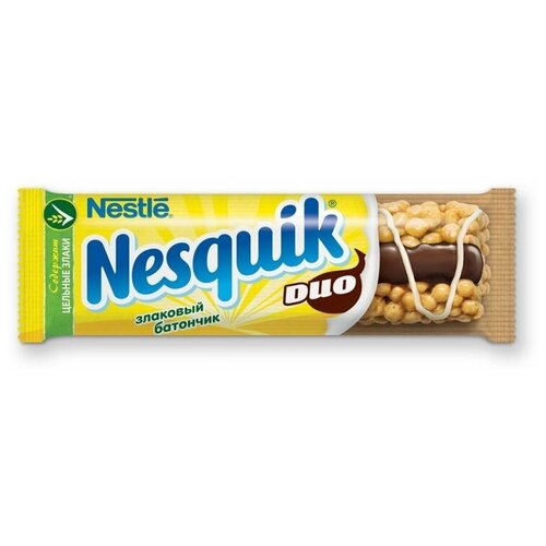 фото Злаковый батончик nesquik duo, 25 г