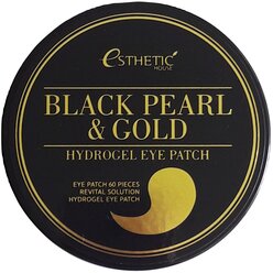 Esthetic House Гидрогелевые патчи для век с экстрактом чёрного жемчуга и золота Black Pearl & Gold Hydrogel Eye Patch, 60 шт.