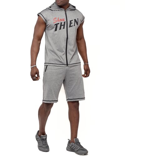 Костюм спортивный , размер 46-48, серый костюм спортивный ivdt37 размер 46 48 серый