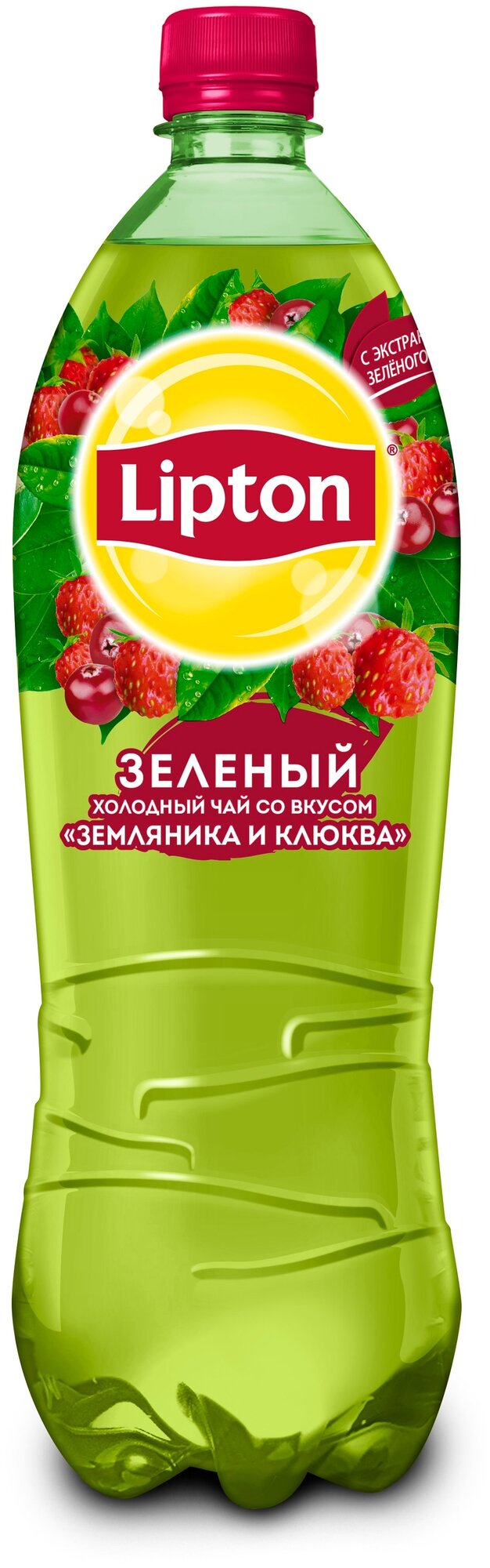 Lipton Ice Tea Земляника-клюква холодный чай,1 штука по 1 л - фотография № 2