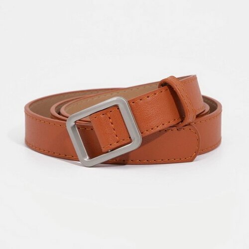 фото Ремень сима-ленд, размер 105, оранжевый сима-лэнд