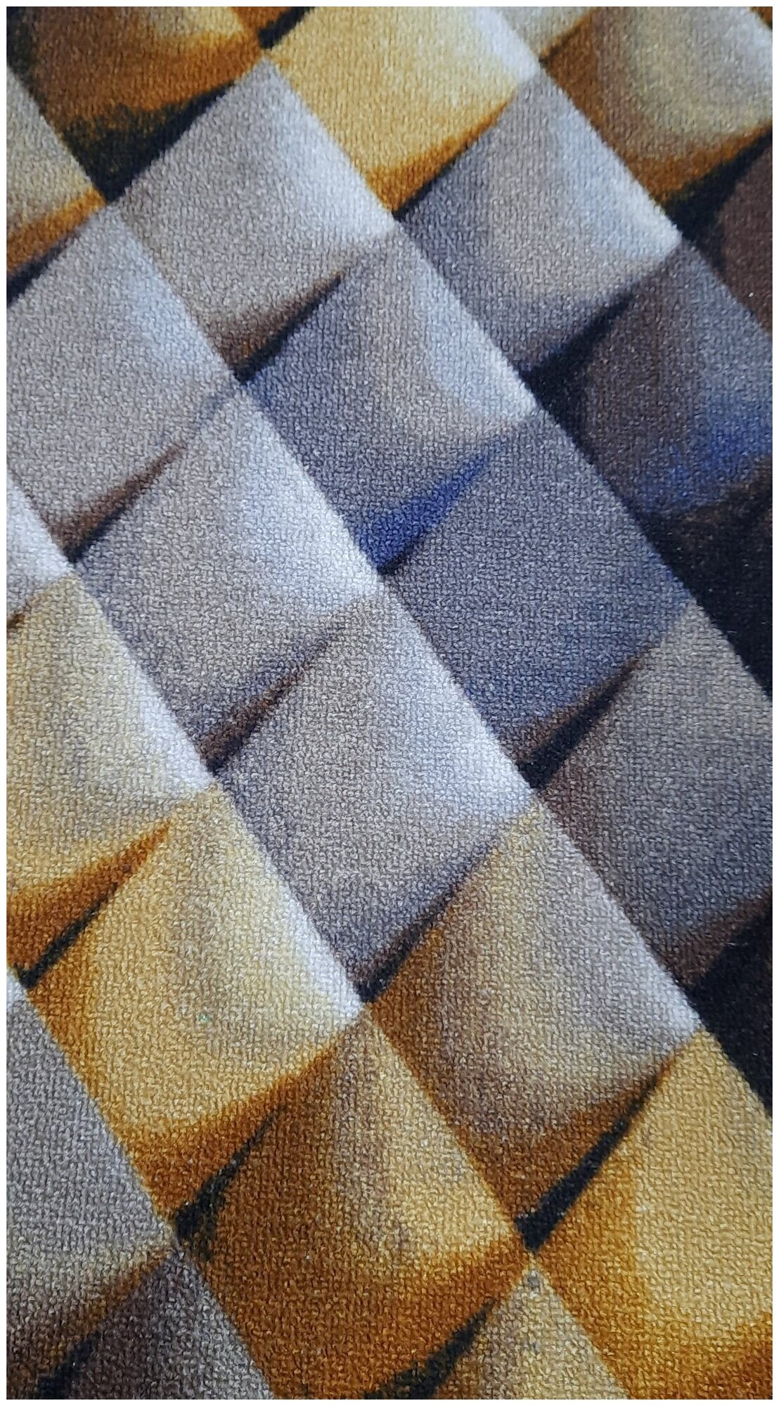 Ковровая дорожка на войлоке, Витебские ковры, с печатным рисунком, 2596, разноцветная, 1.2*2м - фотография № 5