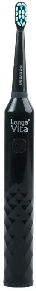 Longa Vita SoClean зубная щетка для взрослых, арт. PT4R электрическая, чёрная