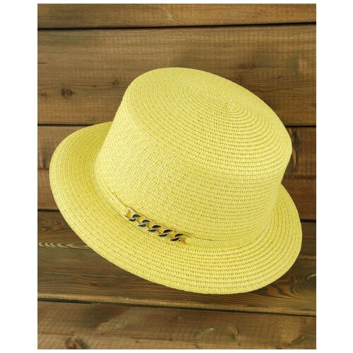 фото Шляпа fiji29, размер 56-58, горчичный, золотой