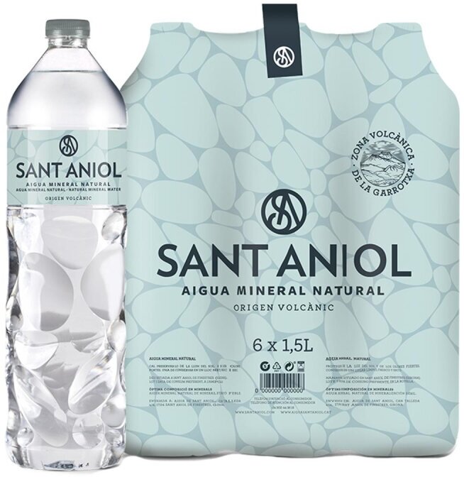 Вода минеральная Sant Aniol природ. стол. пит. негаз. 1,5л пласт/бут 6шт/уп
