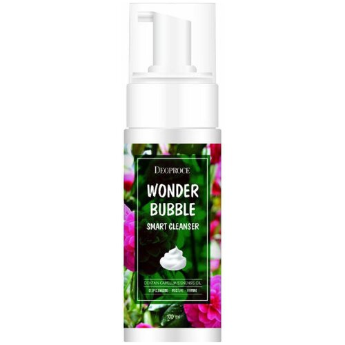 Deoproce Пенка для умывания с кислородными пузырьками - Wonder bubble smart cleanser, 150мл пенка для снятия макияжа element пенка для умывания лица с экстрактом розы и гиалуроновой кислоты