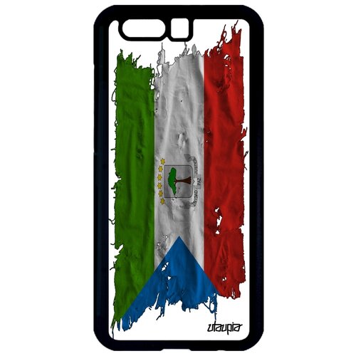 фото Чехол для телефонов honor 9, "флаг гвинеи экваториальной на ткани" патриот страна utaupia