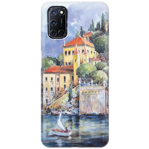 фото Cиликоновый чехол на oppo a52 / a72 / оппо а52 / а72 с принтом "город у моря" gosso