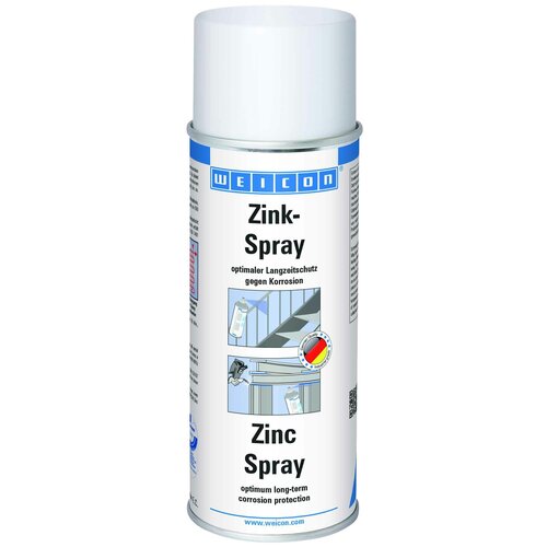 Защитное покрытие Weicon Zinc Spray, цинк-спрей (400 мл) {wcn11000400}