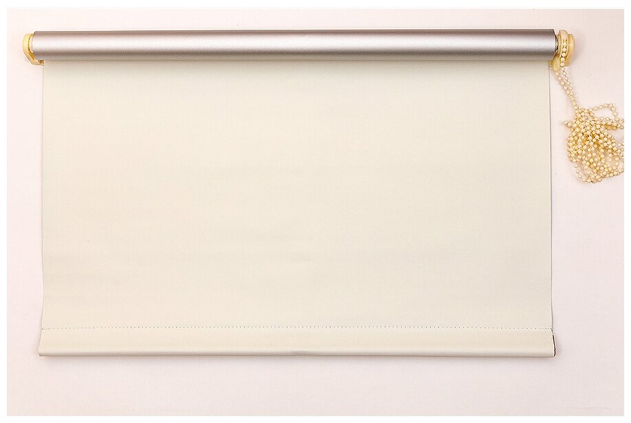 Штора рулонная блэкаут BASIС ваниль 65х160 см - фотография № 3
