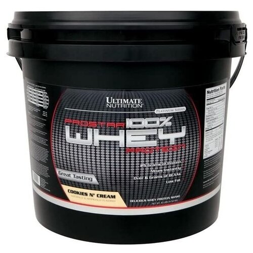 Протеин Ultimate Nutrition Prostar 100% Whey Protein, 4540 гр., печенье-крем