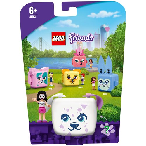 фото Конструктор lego friends 41663 кьюб эммы с далматином