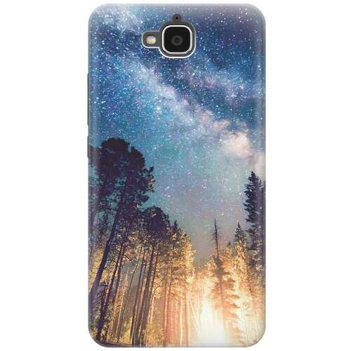 фото Cиликоновый чехол на honor 4c pro / хонор 4с про с принтом "млечный путь" gosso