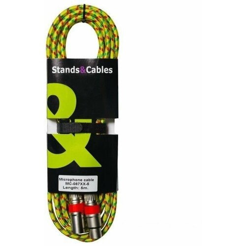 Stands&Cables MC-087XX-5 Микрофонный кабель XLR мама - XLR папа, 5м
