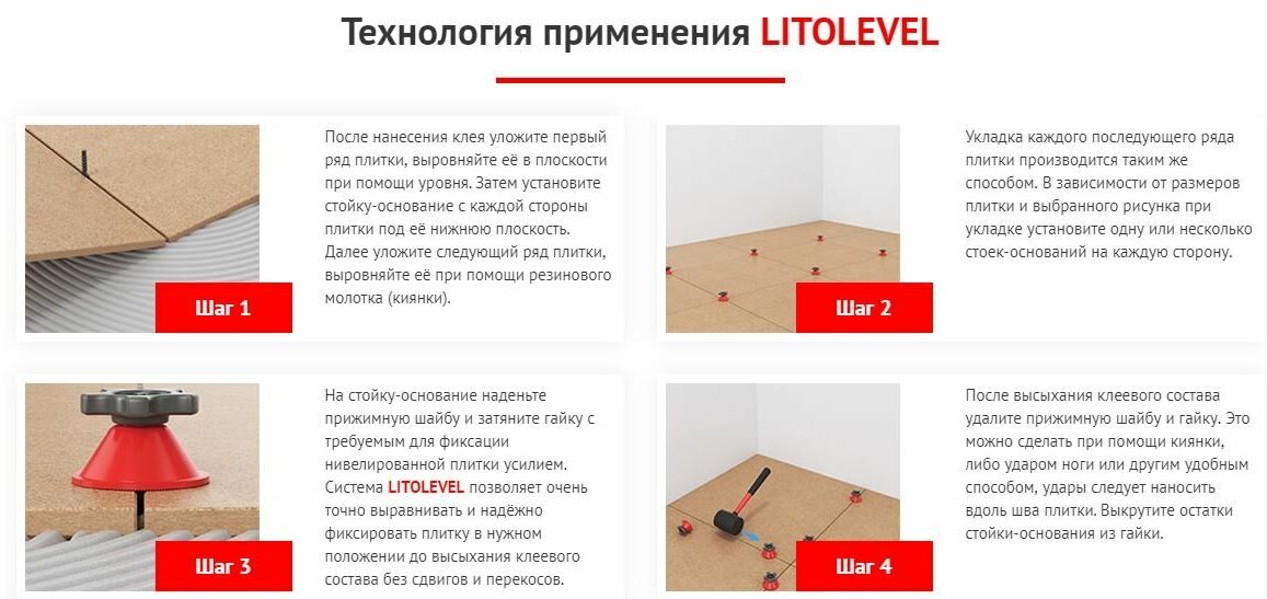 Система выравнивания плитки LITOKOL LITOLEVEL Гайка+шайба 50 