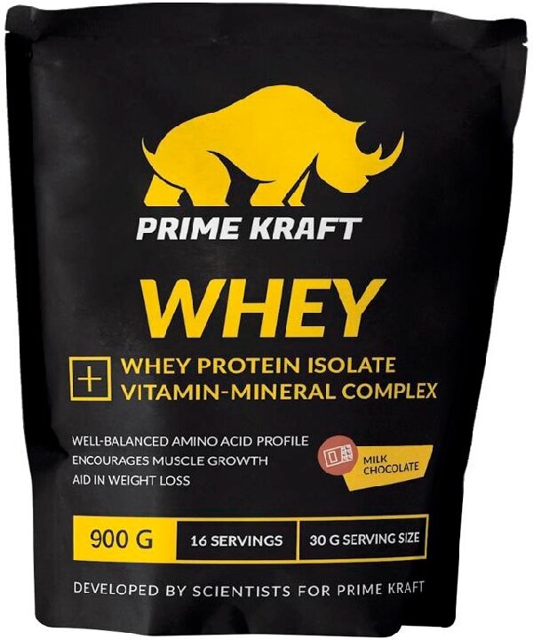 Prime Kraft Whey, 900 g (шоколад молочный)