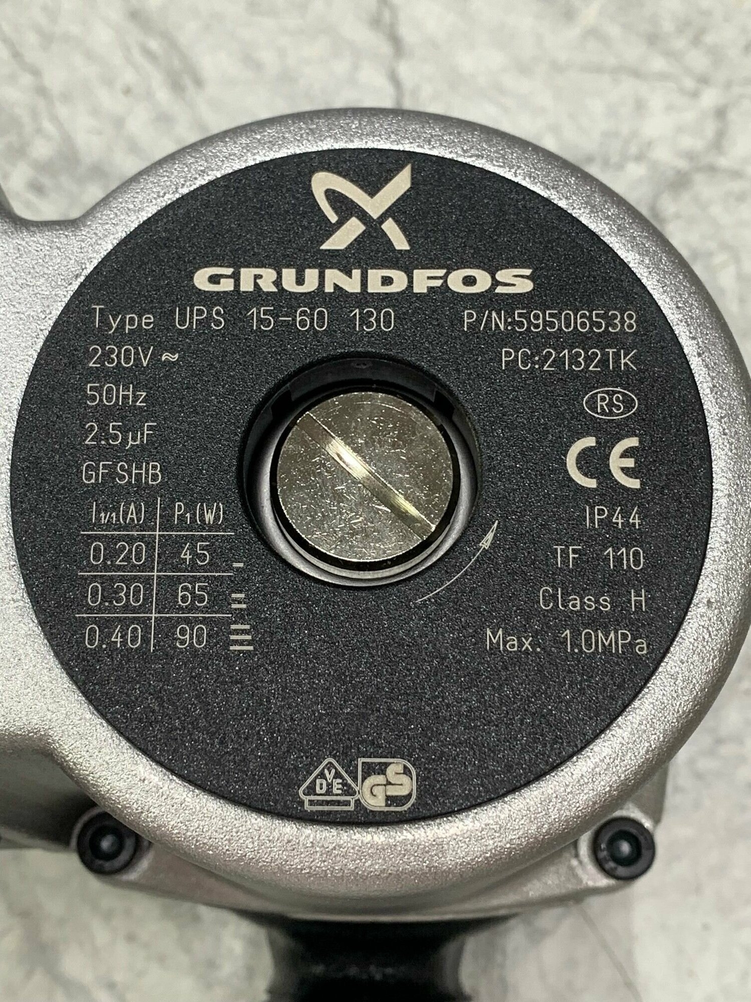 Насос Grundfos UPS 15-60 130 циркуляционный (для котла PROTHERM (Протерм) медведь KLZ) - фотография № 2