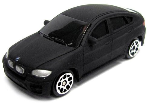 Машинка RMZ City BMW X6 (344002SM) 1:64, 8 см, матовый черный