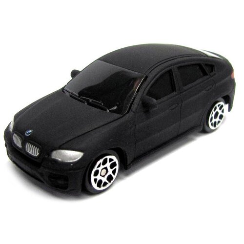 Машинка RMZ City BMW X6 (344002SM) 1:64, 8 см, матовый черный сказочные истории энчантималс нежность и забота enchantimals