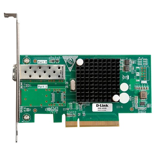 DXE-810S/B1A Высокопроизводительный сетевой адаптер 10 Gigabit Ethernet для шины PCI Express (452529) {30}