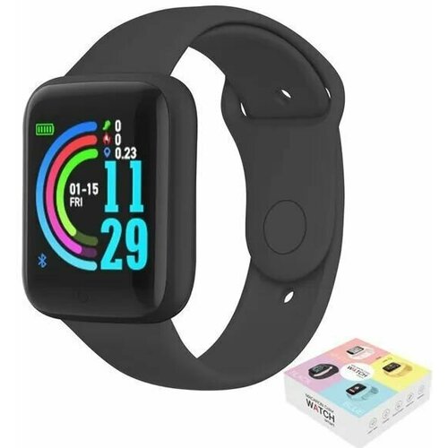 Умные часы Macaron Color Smart Watch черный 66600₽
