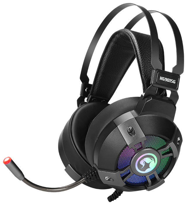 PC Игровая гарнитура Marvo HG9015G USB Gaming Headset звук 7.1 с подсветкой, ПК