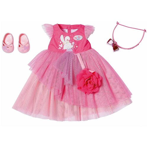 Zapf Creation Бальное платье для кулы Baby Born 827-178 розовый