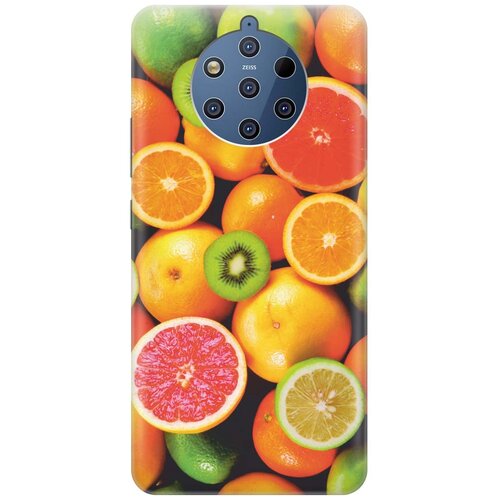 фото Cиликоновый чехол на nokia 9 pure view / нокиа 9 с принтом "сочные фрукты" gosso