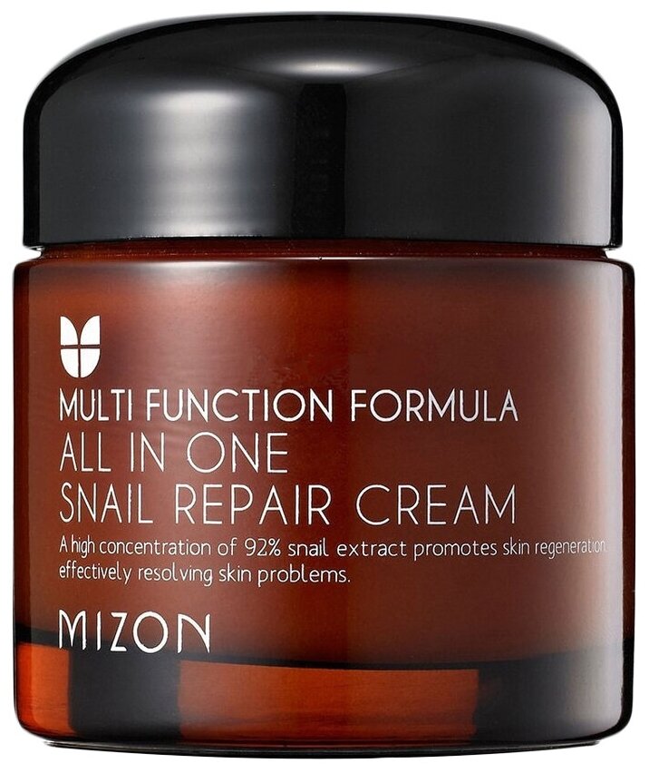 Восстанавливающий крем для лица Mizon All In One Snail Repair с экстрактом улитки, 75 мл