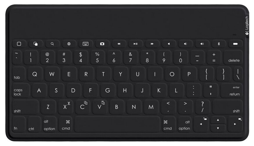 Беспроводная клавиатура Logitech Keys-To-Go черный, русская