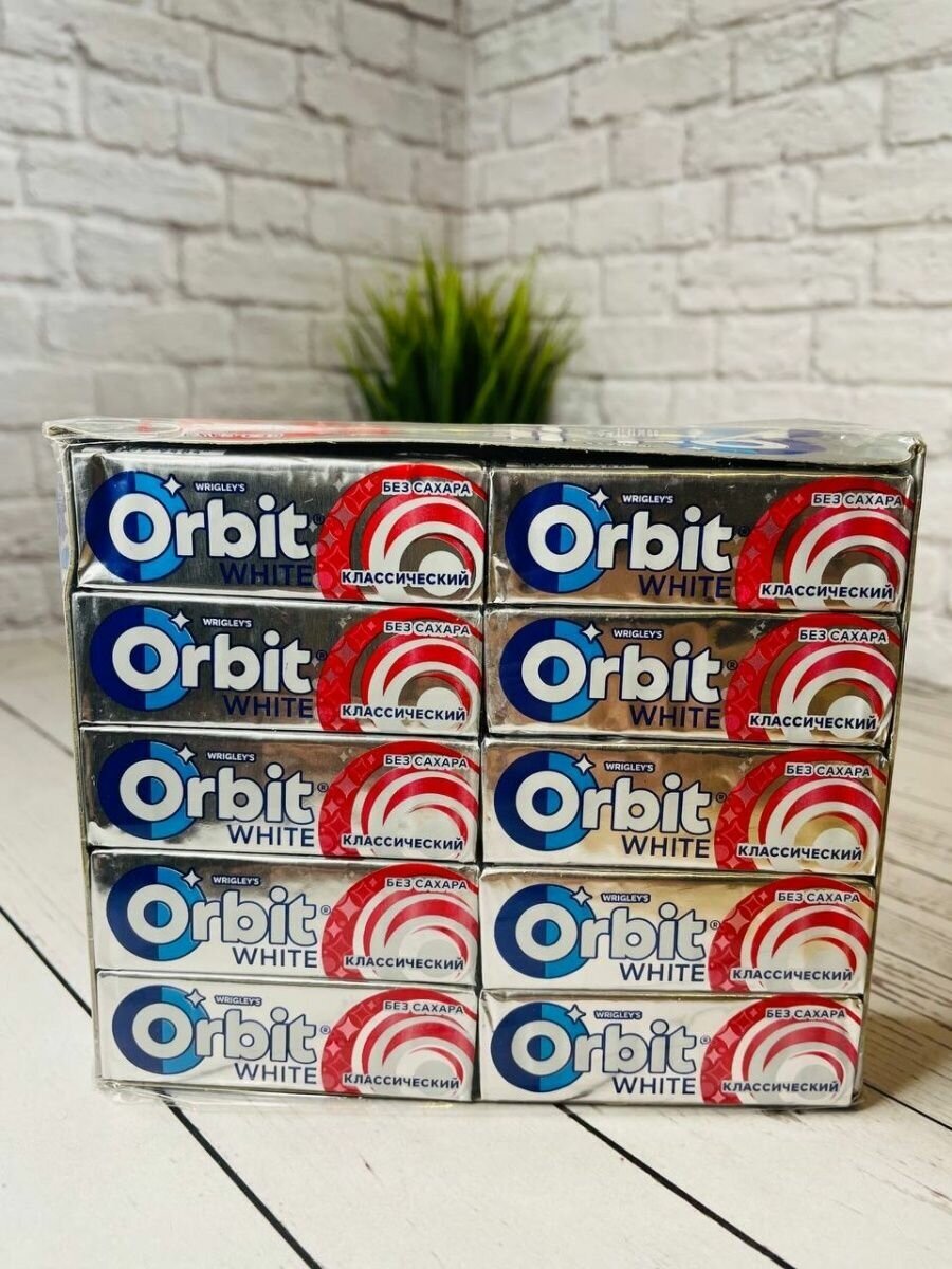 Жевательная резинка Orbit White Классический 13.6г Ригли - фото №9