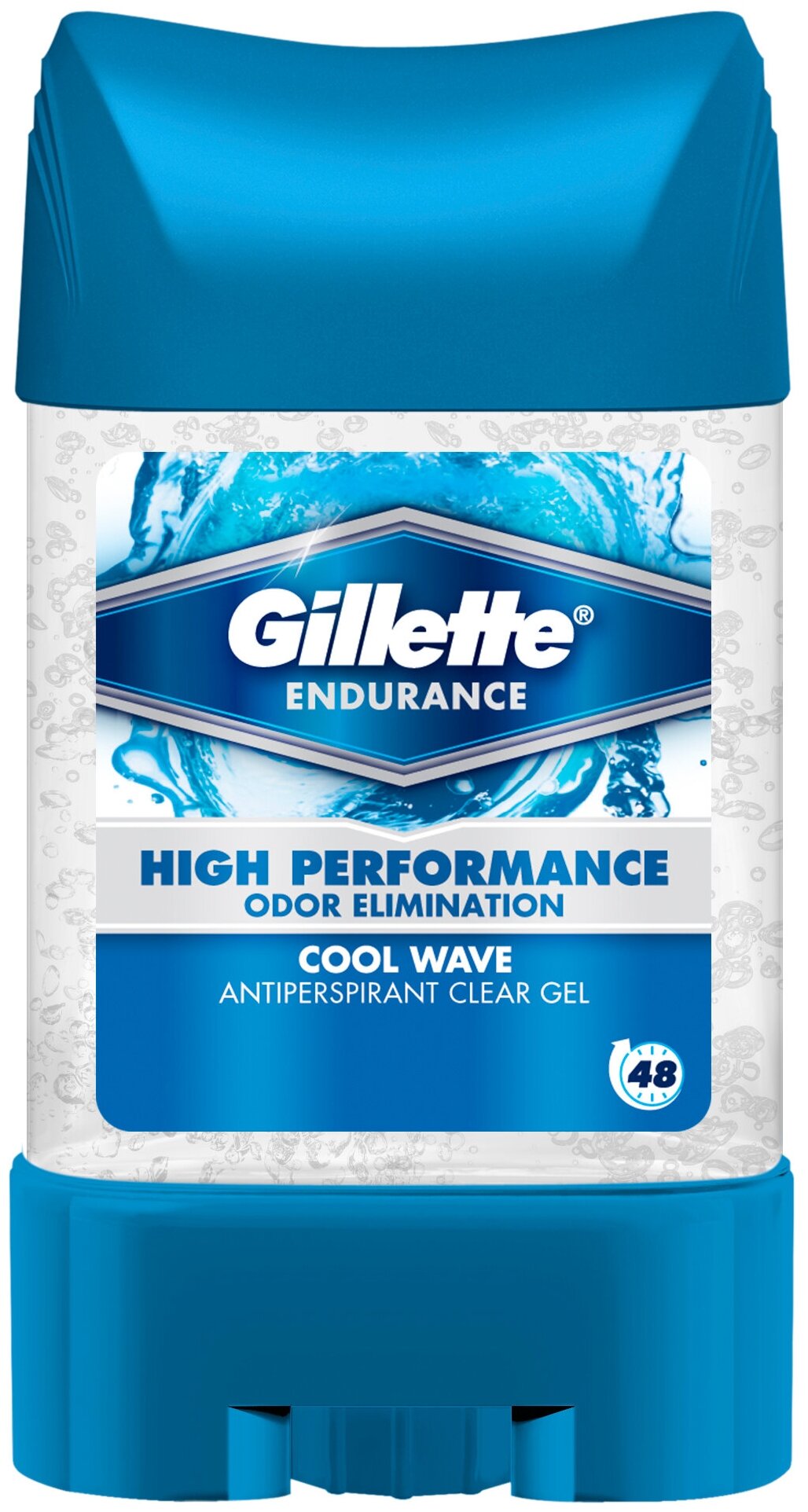 Гелевый дезодорант-антиперспирант Gillette Cool Wave, 70 мл - фото №1