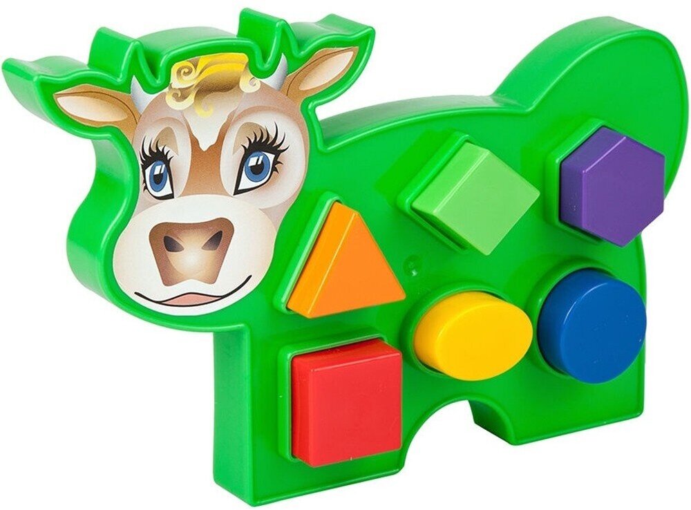 Развивающая игрушка Коровка зеленая собака Аэлита - фото №3