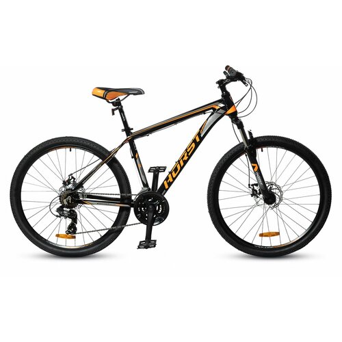 Горный велосипед Genesis 21 (22) HORST черный/оранжевый/серый горный велосипед dominator 17 22 horst серый оранжевый черный