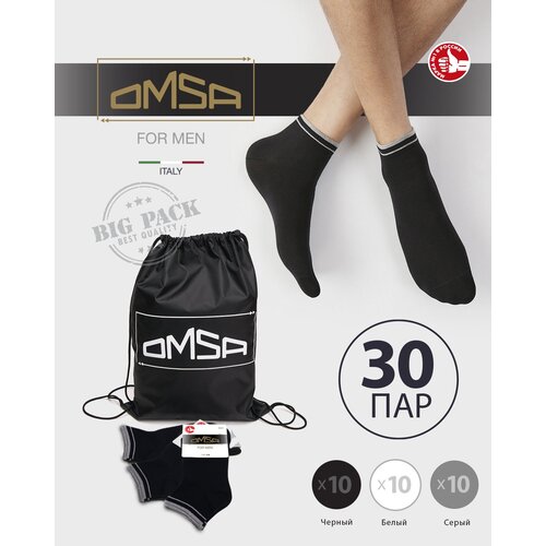 фото Носки omsa, 30 пар, размер 36-38 (23-25), мультиколор