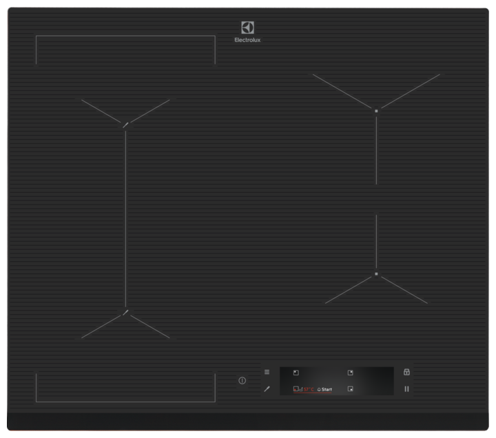 Индукционная варочная поверхность Electrolux EIS6648 черный - фото №1