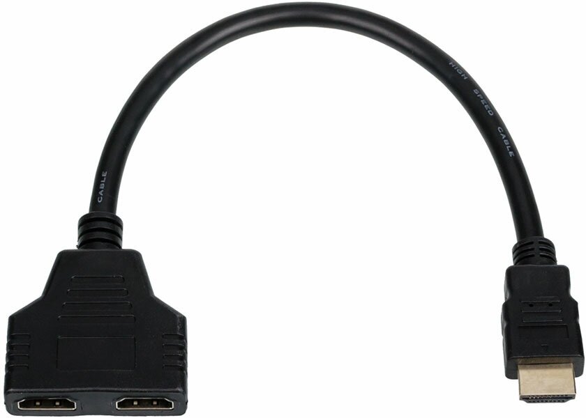 Кабель Atcom HDMI - 2HDMI 0.1 м AT0901