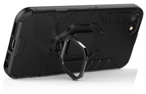 Фото Противоударный чехол с кольцом Panther Case для iPhone 5 / 5S / SE черный