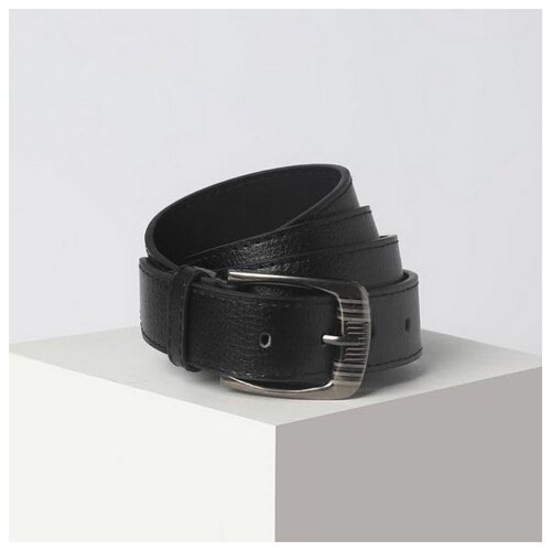 фото Ремень сима-ленд, размер 110, черный сима-лэнд