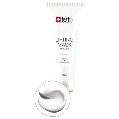 TETe Cosmeceutical Lifting Mask Маска-лифтинг для лица с экстрактом икры и алмазной микропудрой, 250 г, 200 мл