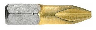 Бита Bosch PH-2 x 25 мм Tin (3 шт), блистер 2607001546 - фотография № 4