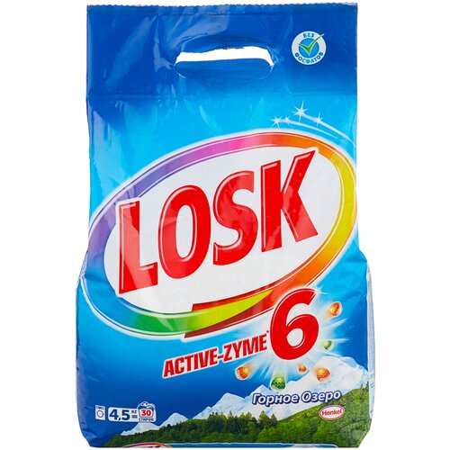 Стиральный порошок Losk Горное озеро (автомат) 2,7 кг пластиковый пакет
