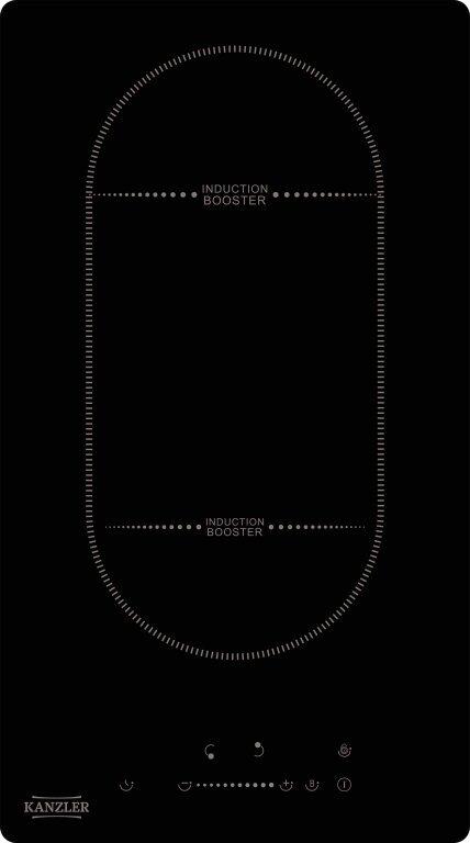 Индукционная керамическая панель Kanzler KI 013 S, чёрный - фотография № 1