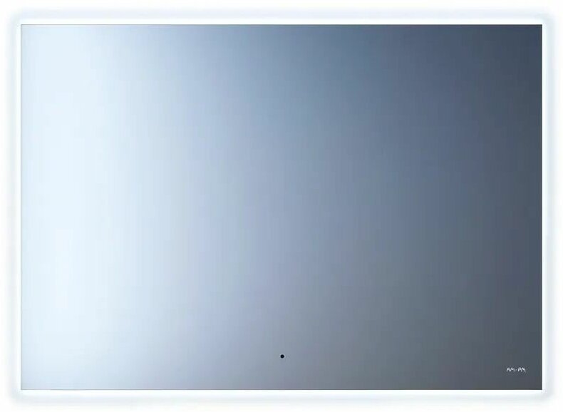 фото Зеркало настенное прямоугольное AM.PM M85MOX11001S X-Joy с интерьерной Led подсветкой, ИК-сенсорром, 100 см*70 см, хром