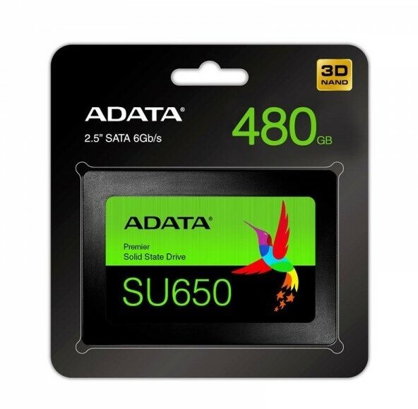 Твердотельный накопитель ADATA Ultimate SU650 480 ГБ SATA ASU650SS-480GT-R - фотография № 5